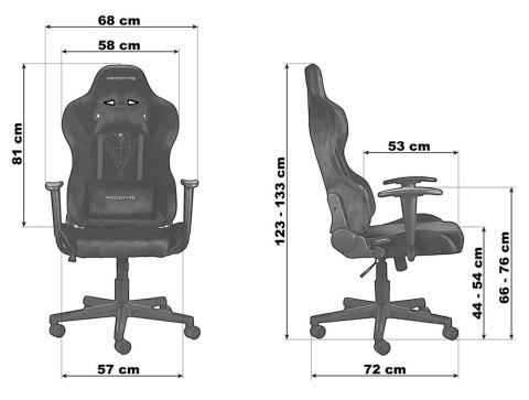 Fotel obrotowy gamingowy DIAVEL ALCANTARA PRO-XL Prototype Fotel obrotowy gamingowy DIAVEL ALCANTARA PRO-XL Prototype
