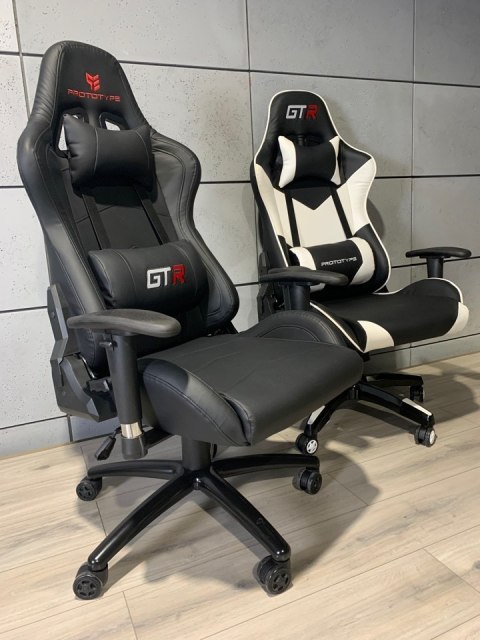 Fotel obrotowy gamingowy GTR BLACK XL SPC - II GATUNEK Prototype Fotel obrotowy gamingowy GTR BLACK XL SPC - II GATUNEK Prototype