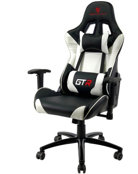 Fotel obrotowy gamingowy GTR WHITE PRO-XL Prototype Fotel obrotowy gamingowy GTR WHITE PRO-XL Prototype