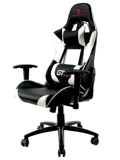 Fotel obrotowy gamingowy GTR WHITE PRO-XL Prototype Fotel obrotowy gamingowy GTR WHITE PRO-XL Prototype