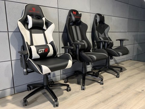 Fotel obrotowy gamingowy GTR WHITE PRO-XL Prototype Fotel obrotowy gamingowy GTR WHITE PRO-XL Prototype