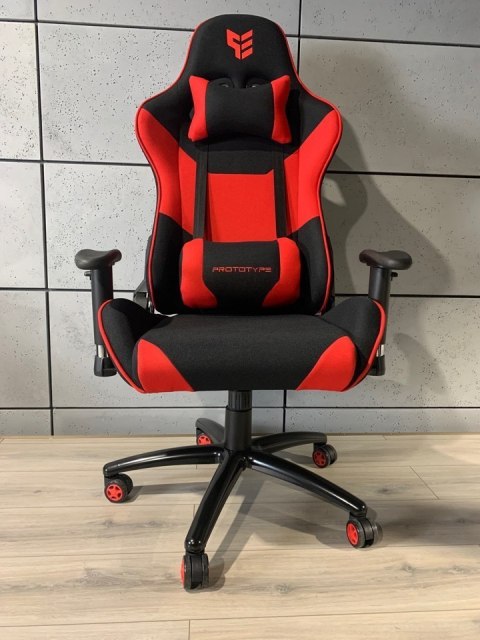 Fotel obrotowy gamingowy GTS RED PRO-XL Prototype Fotel obrotowy gamingowy GTS RED PRO-XL Prototype