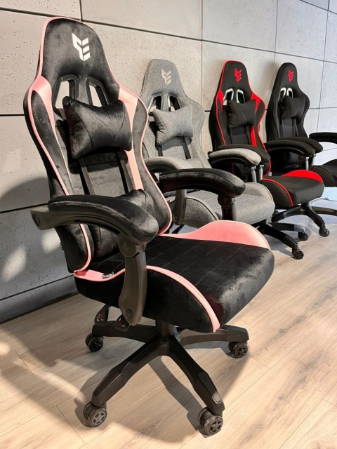 Fotel obrotowy gamingowy HERO ENZO PINK ALCANTARA OUTLET Prototype Fotel obrotowy gamingowy HERO ENZO PINK ALCANTARA OUTLET Prototype