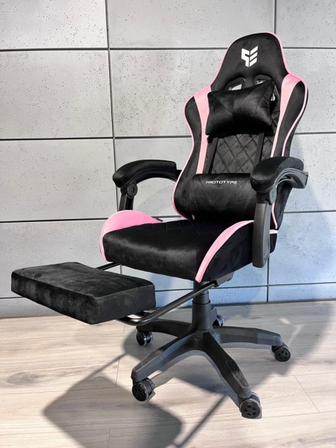 Fotel obrotowy gamingowy HERO POKER PRO PINK ALCANTARA Prototype Fotel obrotowy gamingowy HERO POKER PRO PINK ALCANTARA Prototype