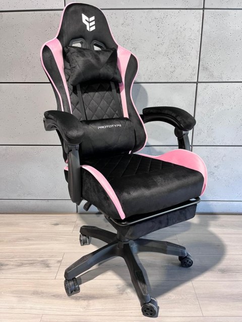 Fotel obrotowy gamingowy HERO POKER PRO PINK ALCANTARA Prototype Fotel obrotowy gamingowy HERO POKER PRO PINK ALCANTARA Prototype