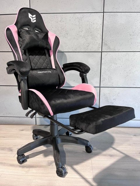Fotel obrotowy gamingowy HERO POKER PRO PINK ALCANTARA Prototype Fotel obrotowy gamingowy HERO POKER PRO PINK ALCANTARA Prototype