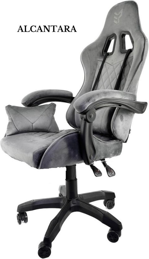Fotel obrotowy gamingowy HERO POKER ST GREY ALCANTARA Prototype Fotel obrotowy gamingowy HERO POKER ST GREY ALCANTARA Prototype