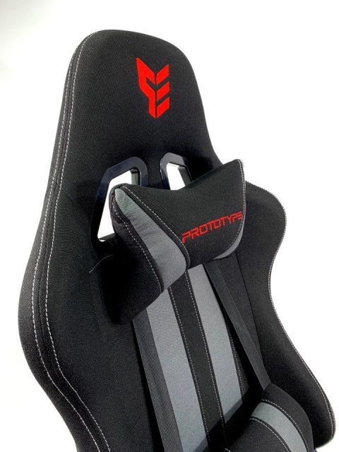 Fotel obrotowy gamingowy WARRIOR GREY PRO-XL Prototype Fotel obrotowy gamingowy WARRIOR GREY PRO-XL Prototype
