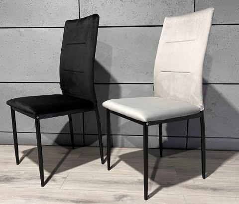 Krzesła tapicerowane Zestaw 4 VALVA DUO VELVET BROWN Lugano Krzesła tapicerowane Zestaw 4 VALVA DUO VELVET BROWN Lugano