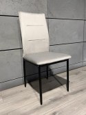 Krzesła tapicerowane Zestaw 4 VALVA DUO VELVET BROWN Lugano