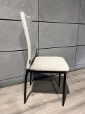 Krzesła tapicerowane Zestaw 4 VALVA DUO VELVET BROWN Lugano