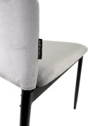 Krzesła tapicerowane Zestaw 4 VALVA DUO VELVET BROWN Lugano