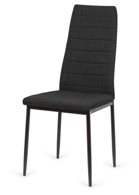 Krzesła tapicerowane zestaw 4 VALVA LINE FABRIC BLACK Lugano Krzesła tapicerowane zestaw 4 VALVA LINE FABRIC BLACK Lugano