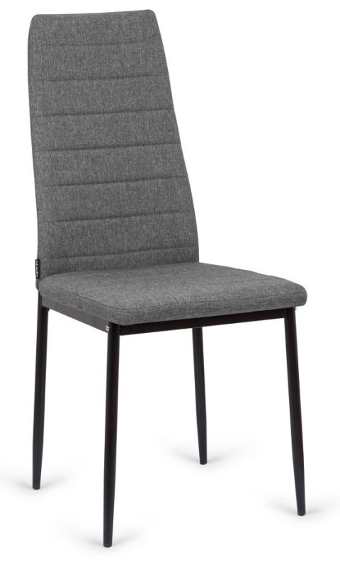 Krzesła tapicerowane zestaw 4 VALVA LINE FABRIC GREY Lugano Krzesła tapicerowane zestaw 4 VALVA LINE FABRIC GREY Lugano