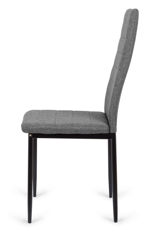 Krzesła tapicerowane zestaw 4 VALVA LINE FABRIC GREY Lugano Krzesła tapicerowane zestaw 4 VALVA LINE FABRIC GREY Lugano