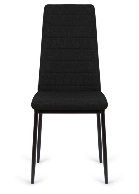 Krzesła tapicerowane zestaw 4 VALVA LINE VELVET BLACK Lugano Krzesła tapicerowane zestaw 4 VALVA LINE VELVET BLACK Lugano