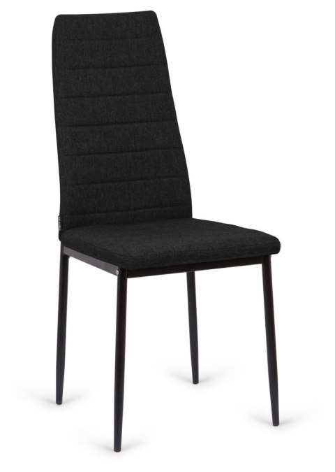 Krzesła tapicerowane zestaw 4 VALVA LINE VELVET BLACK Lugano Krzesła tapicerowane zestaw 4 VALVA LINE VELVET BLACK Lugano