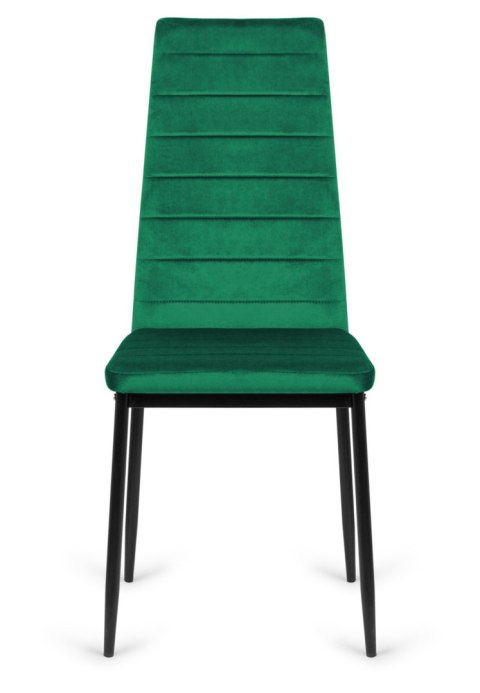 Krzesła tapicerowane zestaw 4 VALVA LINE VELVET GREEN Lugano Krzesła tapicerowane zestaw 4 VALVA LINE VELVET GREEN Lugano