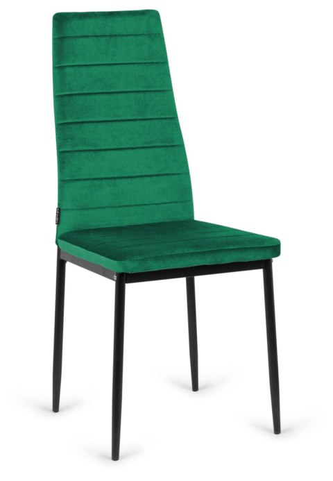 Krzesła tapicerowane zestaw 4 VALVA LINE VELVET GREEN Lugano Krzesła tapicerowane zestaw 4 VALVA LINE VELVET GREEN Lugano