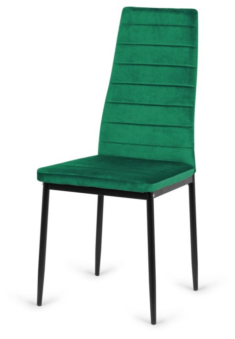Krzesła tapicerowane zestaw 4 VALVA LINE VELVET GREEN Lugano Krzesła tapicerowane zestaw 4 VALVA LINE VELVET GREEN Lugano