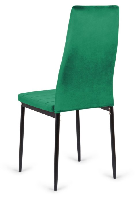 Krzesła tapicerowane zestaw 4 VALVA LINE VELVET GREEN Lugano Krzesła tapicerowane zestaw 4 VALVA LINE VELVET GREEN Lugano