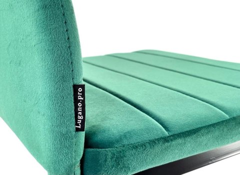 Krzesła tapicerowane zestaw 4 VALVA LINE VELVET GREEN Lugano Krzesła tapicerowane zestaw 4 VALVA LINE VELVET GREEN Lugano