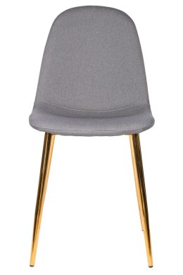 Krzesło GIULIA GREY FABRIC GOLD Lugano