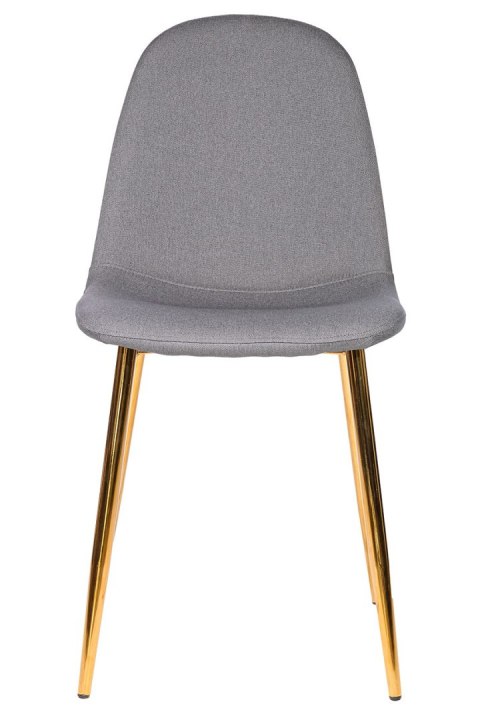 Krzesło GIULIA GREY FABRIC GOLD Lugano Krzesło GIULIA GREY FABRIC GOLD Lugano