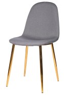 Krzesło GIULIA GREY FABRIC GOLD Lugano