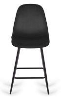 Krzesło barowe AVA BLACK VELVET hoker BAR OUTLET Lugano