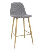 Krzesło barowe AVOLA PEPITA FABRIC hoker Lugano