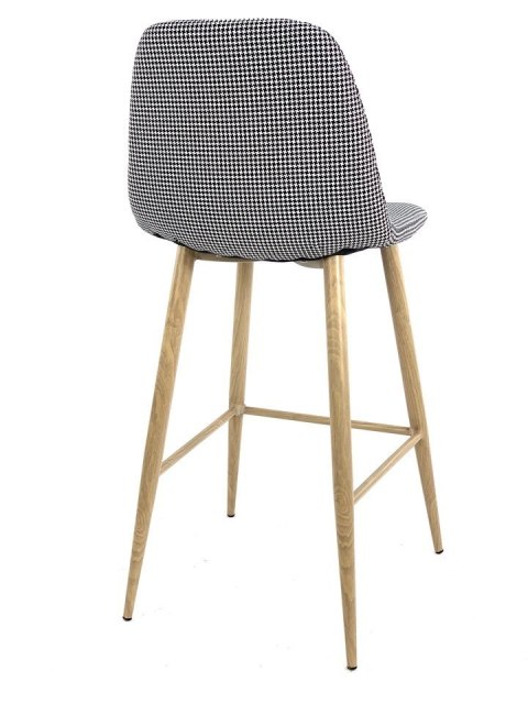Krzesło barowe AVOLA PEPITA FABRIC hoker Lugano Krzesło barowe AVOLA PEPITA FABRIC hoker Lugano