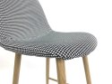 Krzesło barowe AVOLA PEPITA FABRIC hoker Lugano