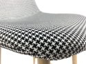 Krzesło barowe AVOLA PEPITA FABRIC hoker Lugano