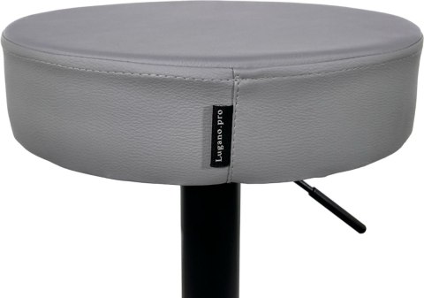 Krzesło barowe SMILE BAR GREY PU hoker II GATUNEK Lugano Krzesło barowe SMILE BAR GREY PU hoker II GATUNEK Lugano