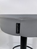 Krzesło barowe SMILE BAR GREY PU hoker II GATUNEK Lugano