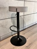 Krzesło barowe SMILE BAR GREY PU hoker II GATUNEK Lugano