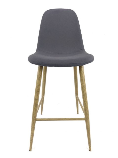 Krzesło barowe hoker AVOLA DARK GREY FABRIC Lugano Krzesło barowe hoker AVOLA DARK GREY FABRIC Lugano