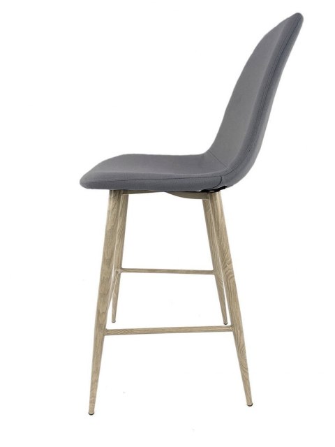 Krzesło barowe hoker AVOLA DARK GREY FABRIC Lugano Krzesło barowe hoker AVOLA DARK GREY FABRIC Lugano