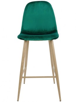 Krzesło barowe hoker AVOLA GREEN VELVET Lugano