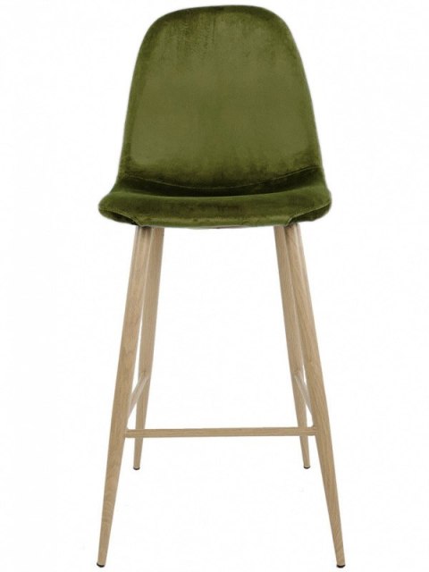 Krzesło barowe hoker AVOLA KHAKI VELVET Lugano Krzesło barowe hoker AVOLA KHAKI VELVET Lugano