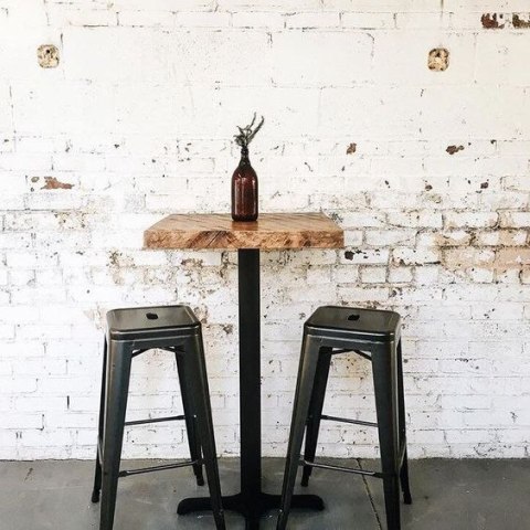 Krzesło barowe hoker BARI NERO loft Lugano Krzesło barowe hoker BARI NERO loft Lugano