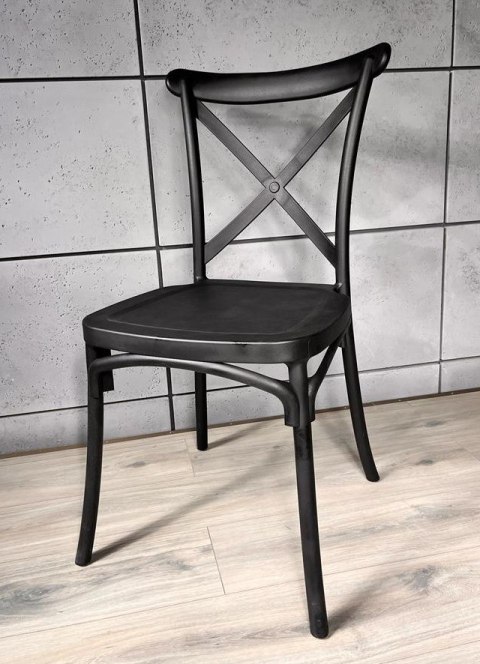 Krzesło klasyczne PIANO BLACK Lugano Krzesło klasyczne PIANO BLACK Lugano