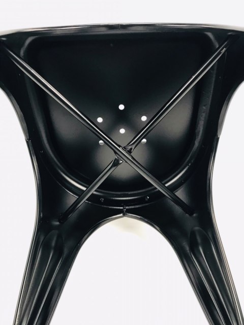 Krzesło metalowe loft CORSICA BLACK II GATUNEK Lugano Krzesło metalowe loft CORSICA BLACK II GATUNEK Lugano