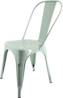 Krzesło metalowe loft CORSICA MINT Lugano