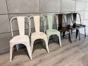 Krzesło metalowe loft CORSICA MINT Lugano