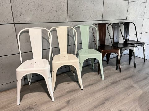 Krzesło metalowe loft CORSICA MINT Lugano Krzesło metalowe loft CORSICA MINT Lugano