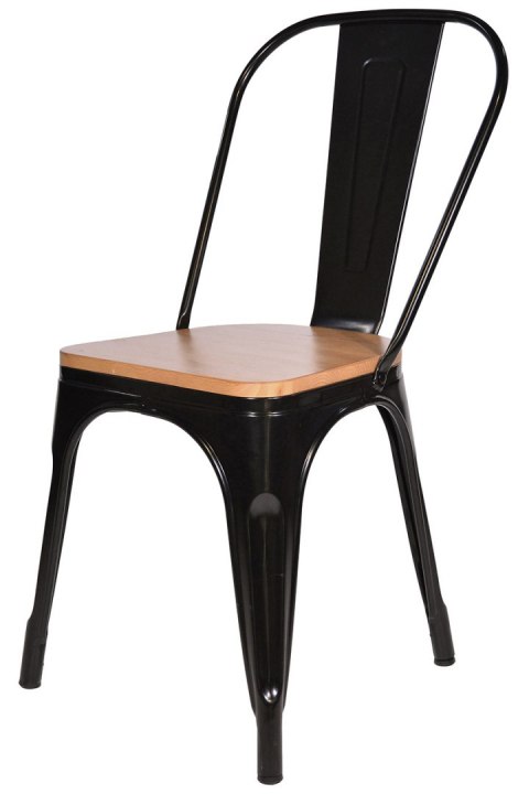 Krzesło metalowe loft CORSICA NERO PINE Lugano Krzesło metalowe loft CORSICA NERO PINE Lugano