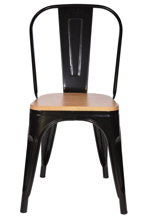 Krzesło metalowe loft CORSICA NERO PINE Lugano Krzesło metalowe loft CORSICA NERO PINE Lugano