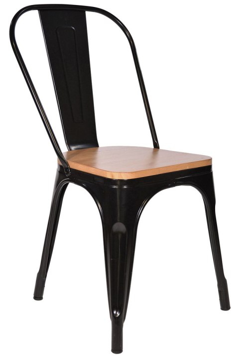 Krzesło metalowe loft CORSICA NERO PINE Lugano Krzesło metalowe loft CORSICA NERO PINE Lugano